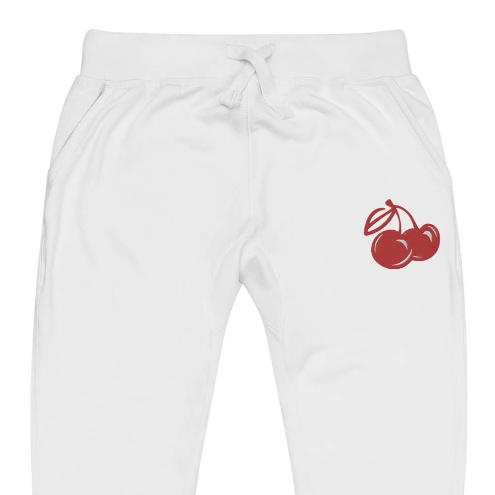 CHERRY FLEECE SWEATPANTS