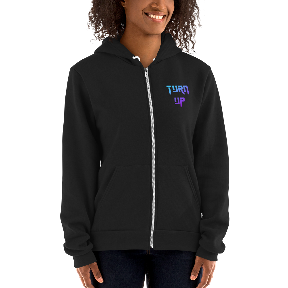 TURN UP KG DOUBLE SIDED ZIP UP HOODIE