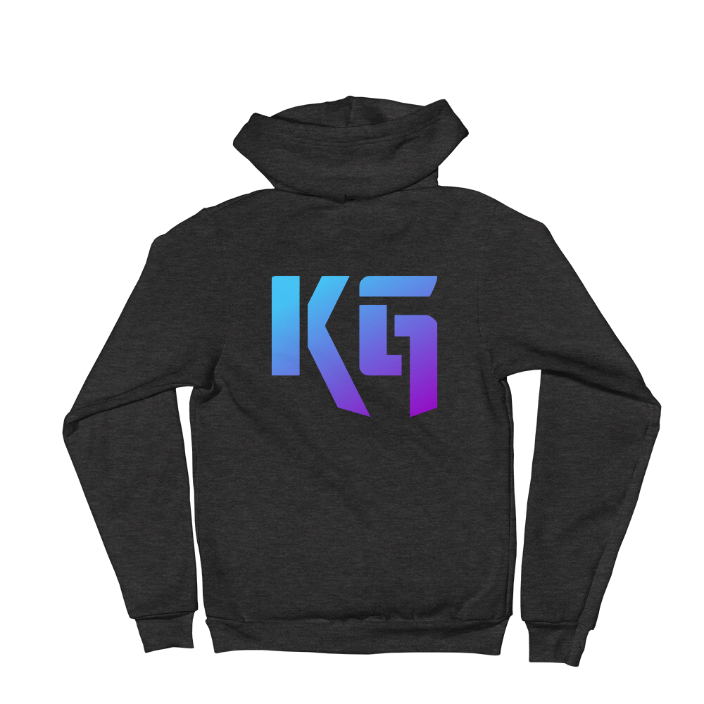 TURN UP KG DOUBLE SIDED ZIP UP HOODIE